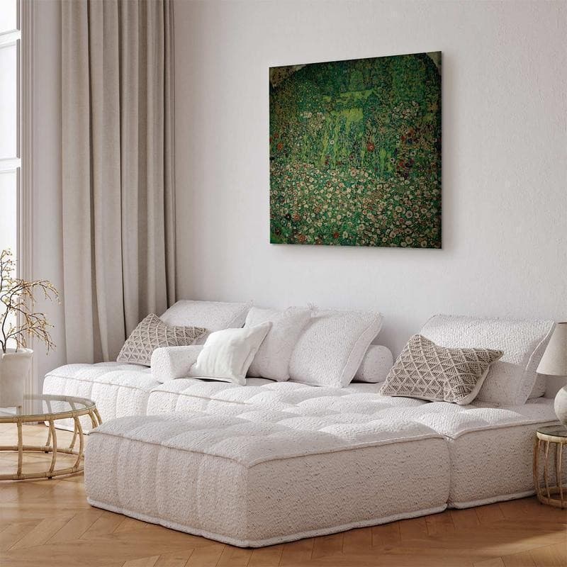 Quadro - Gartenlandschaft mit Bergkuppe (Gustav Klimt) in Poster e stampe Collezione Casa - Trebisacce, commercioVirtuoso.it