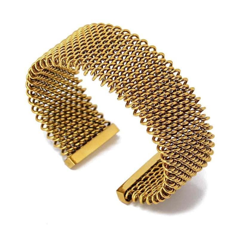 Anartxy - Bracciale in maglia d'acciaio