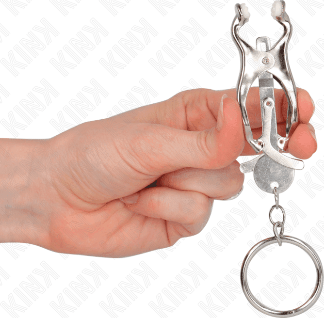 KINK - MORSETTI PER CAPEZZOLI CON O-RING TRIFOGLIO GIAPPONESE ARGENTO in Pinze Desideria Shop - Latina, commercioVirtuoso.it