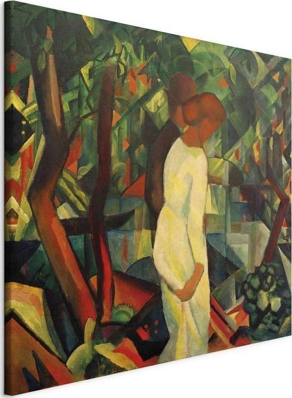 Quadro - Paar im Wald (August Macke) in Poster e stampe Collezione Casa - Trebisacce, commercioVirtuoso.it