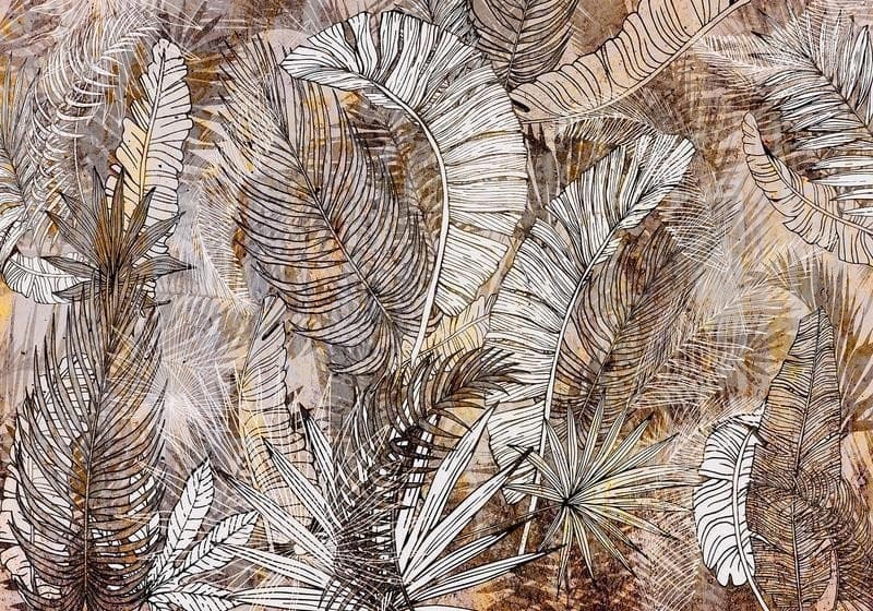 Carta da parati - Honey Plumes in Carta da parati Collezione Casa - Trebisacce, commercioVirtuoso.it