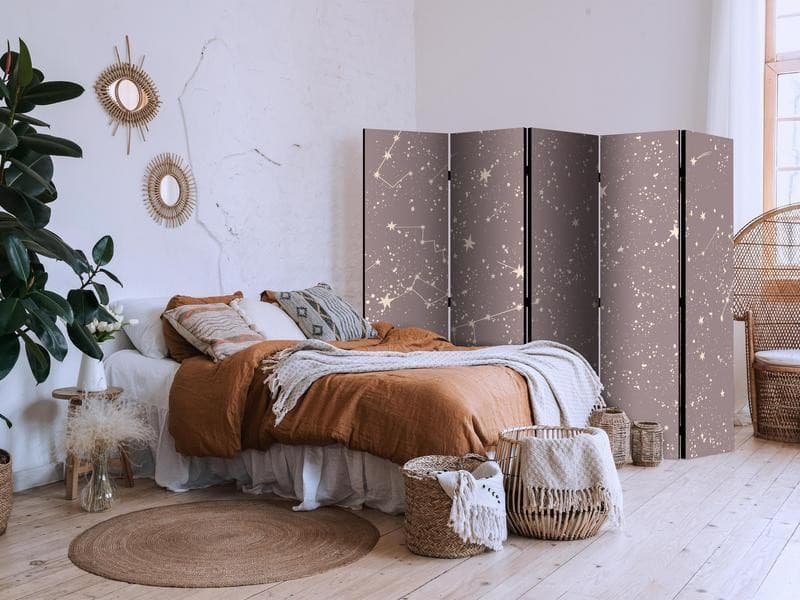 Paravento - Night Sky - Artistic Constellations and Stars in Pastel Shades in Paraventi Collezione Casa - Trebisacce, commercioVirtuoso.it