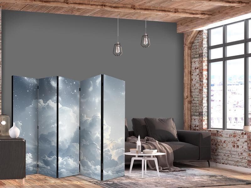 Paravento - Astral Calm: Stars Scattered Above Gentle Clouds in Paraventi Collezione Casa - Trebisacce, commercioVirtuoso.it