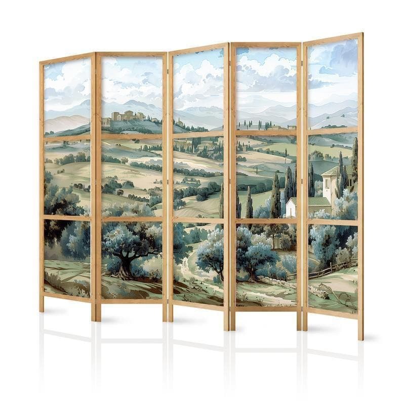 Paravento giapponese Paesaggio toscano 5 ante in Paraventi Collezione Casa - Trebisacce, commercioVirtuoso.it