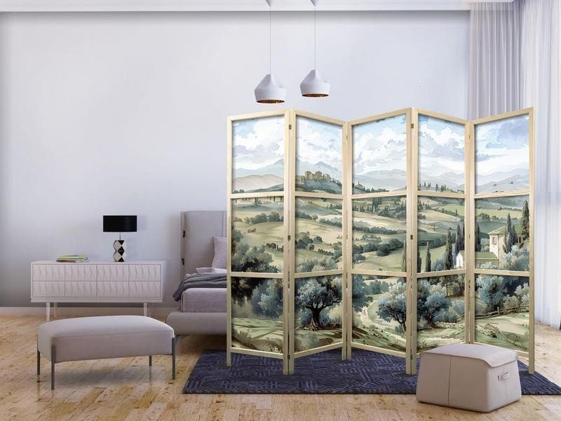 Paravento giapponese Paesaggio toscano 5 ante in Paraventi Collezione Casa - Trebisacce, commercioVirtuoso.it