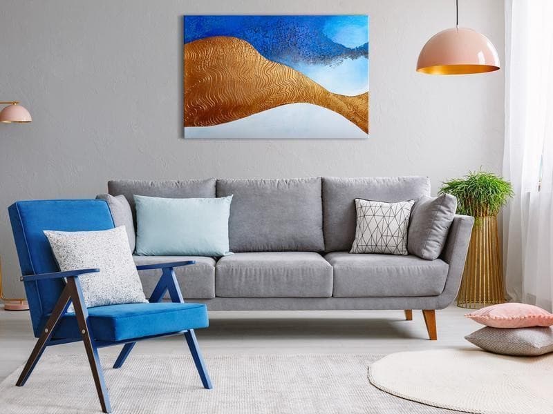 Quadro - Indigo Ridge (1 Part) Wide in Poster e stampe Collezione Casa - Trebisacce, commercioVirtuoso.it