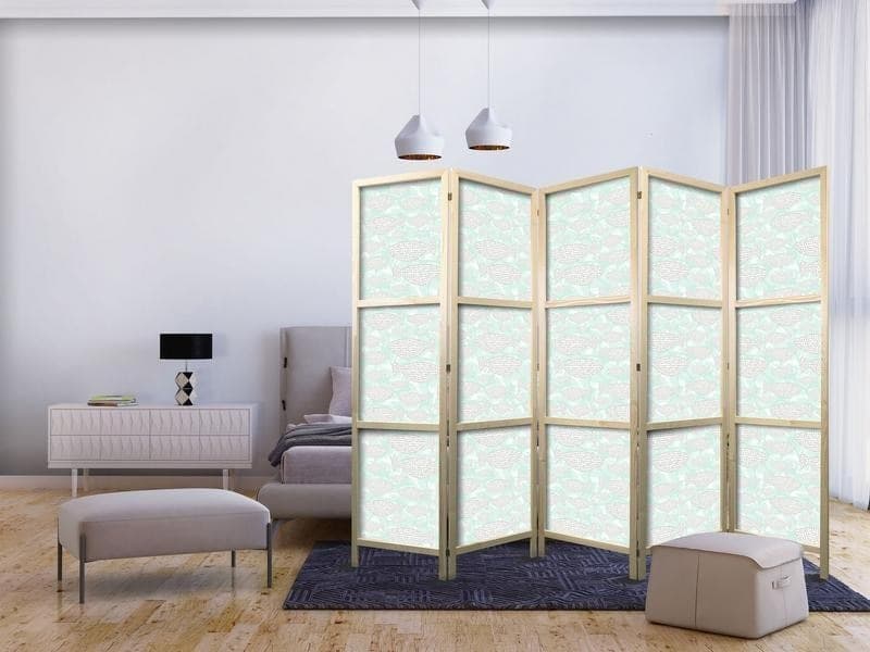 Paravento giapponese Astrazione di pesci 5 ante in Paraventi Collezione Casa - Trebisacce, commercioVirtuoso.it