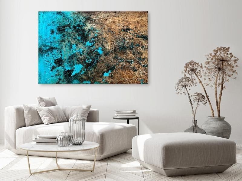 Quadro - Azure Archipelago (1 Part) Wide in Poster e stampe Collezione Casa - Trebisacce, commercioVirtuoso.it