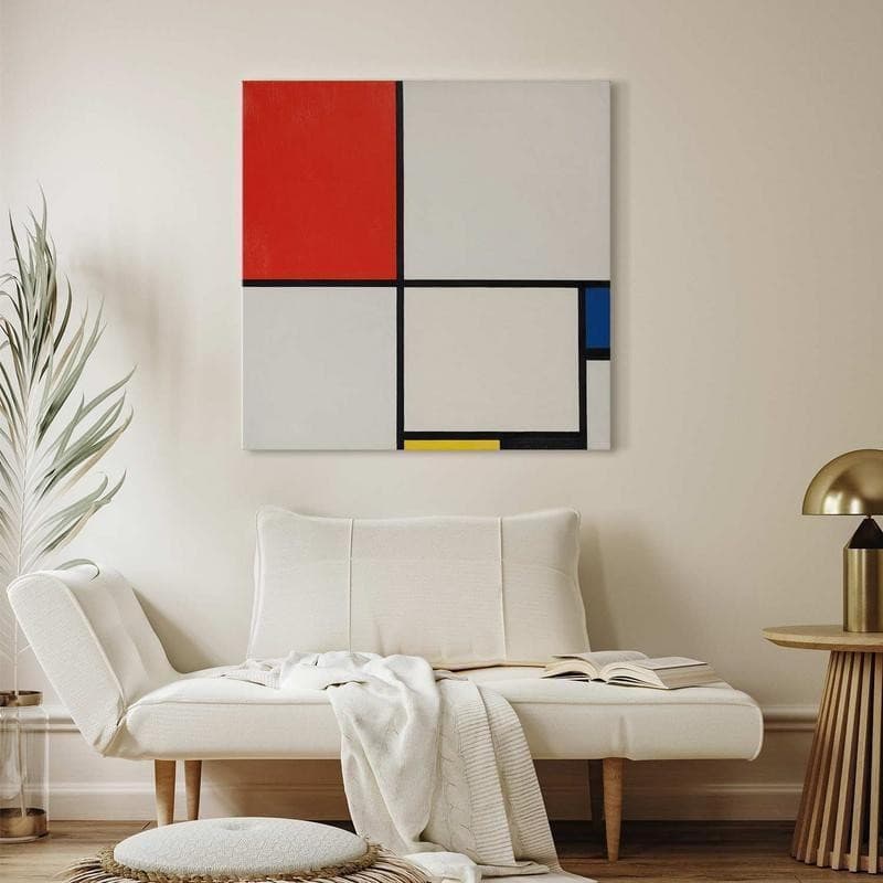 Quadro - Composition No III, with red, blue, yellow and black (Piet Mondrian) in Poster e stampe Collezione Casa - Trebisacce, commercioVirtuoso.it