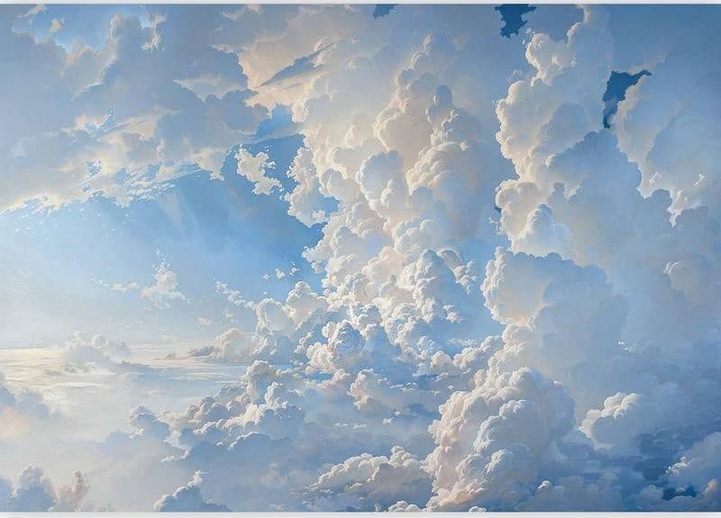 Carta da parati - The Sun Revealing the Secrets of the Clouds: Spectacular Images in the Sky in Carta da parati Collezione Casa - Trebisacce, commercioVirtuoso.it