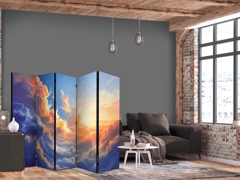 Paravento - Sunset Over a Cloudy Sea: A Marvelous Symphony of Colors in Paraventi Collezione Casa - Trebisacce, commercioVirtuoso.it