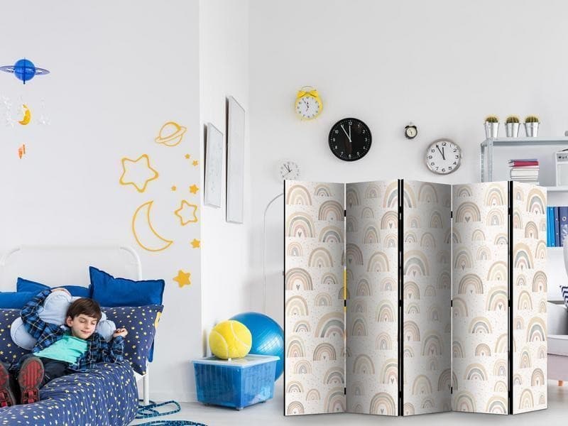 Paravento Arcobaleni e cuori 5 ante in Paraventi Collezione Casa - Trebisacce, commercioVirtuoso.it