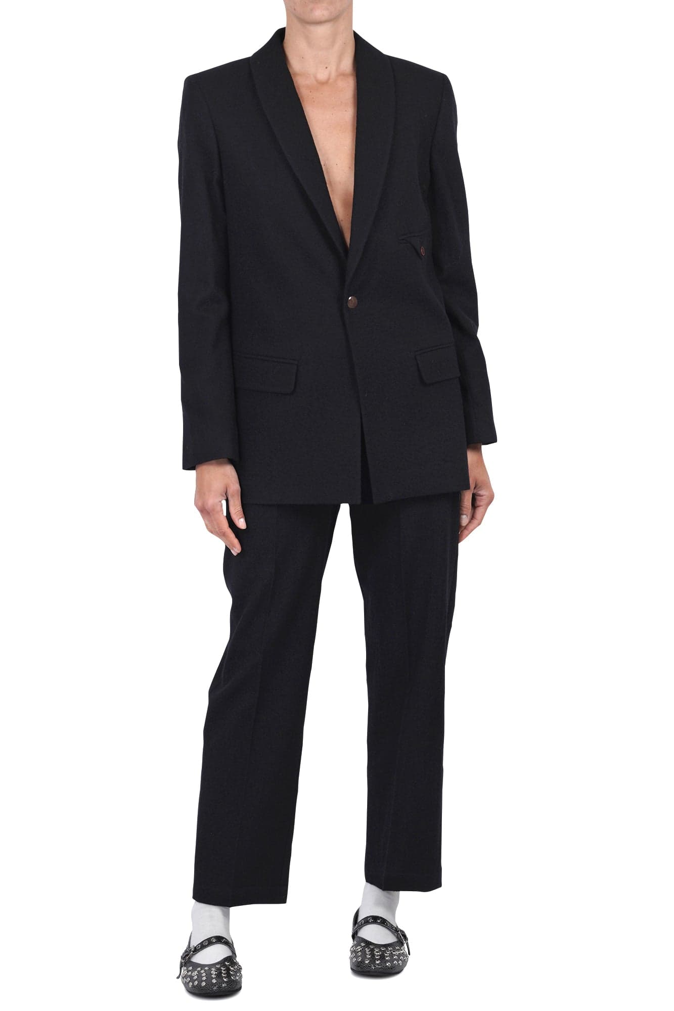 Alysi - Pantalone - 460750 - Nero da donna in Pantaloni Drestige - Casamassima, commercioVirtuoso.it