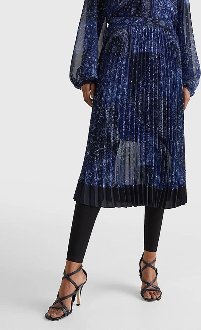 Tommy Hilfiger GONNA MIDI PAISLEY da donna in Gonne Drestige - Casamassima, commercioVirtuoso.it