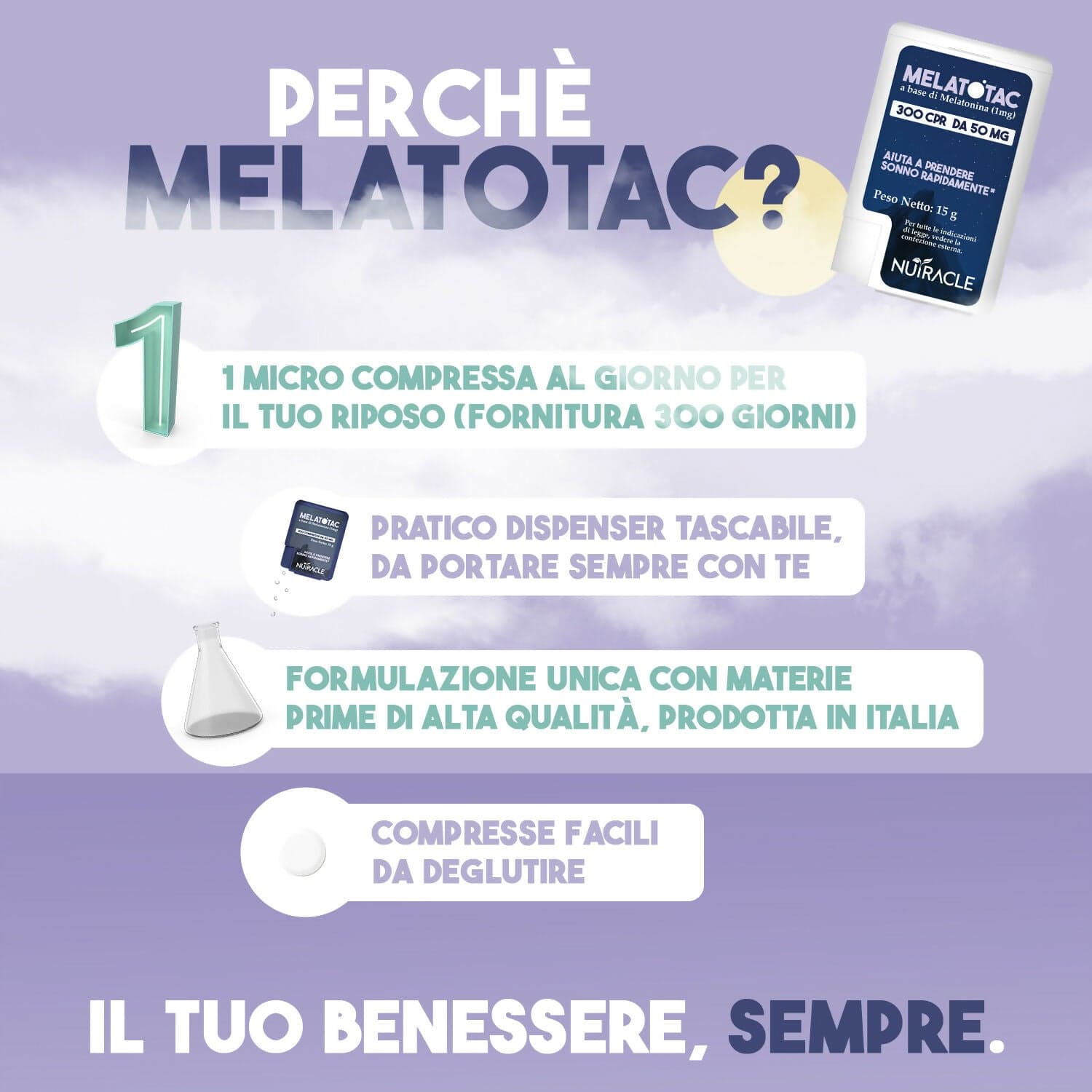 Melatonina pura, 200 compresse - integratore melatonina per dormire da 50mg - per sonno e ridurre risvegli notturni, jet lag (200 unità (confezione da 1)) in Vitamine MyLab Nutrition - Roma, commercioVirtuoso.it