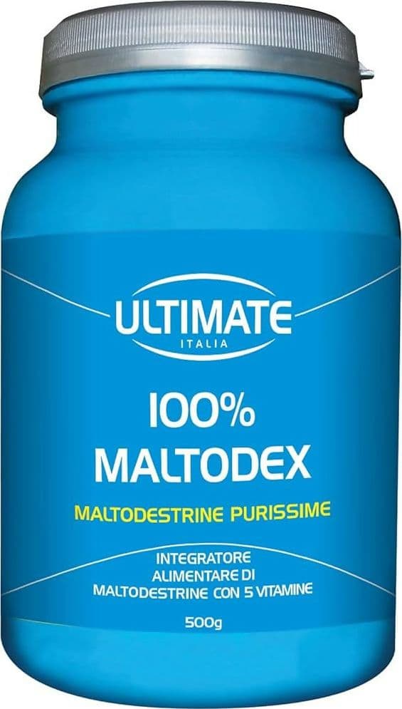 100% maltodex ultimate - maltodestrine pure al 100% per aumentare l’apporto energetico, dare la carica e favorire il recupero. confezione da 500gr