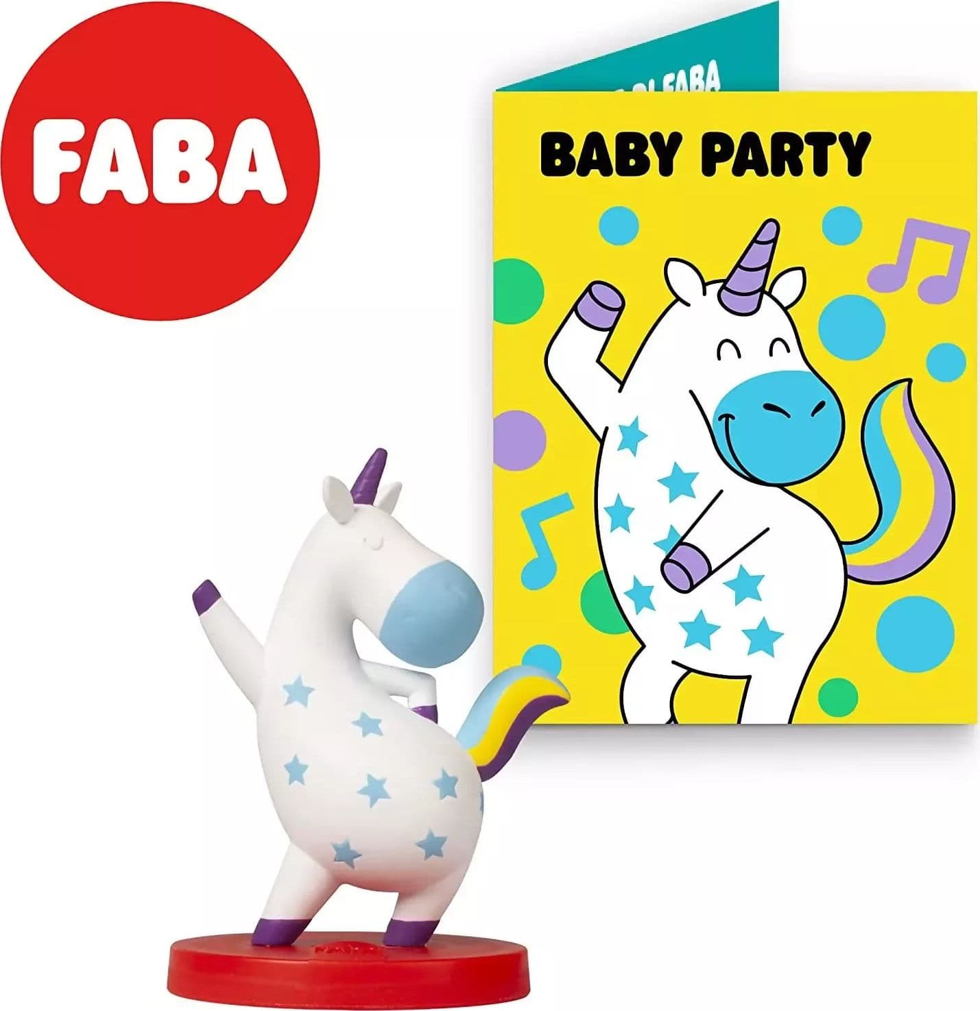 FABA Baby Party - musiche, canzoni e suoni - anche gli unicorni ballano - RACCONTASTORIE NON INCLUSO in Libri interattivi Sanitaria Gioia del Bimbo - Villa San Giovanni, commercioVirtuoso.it