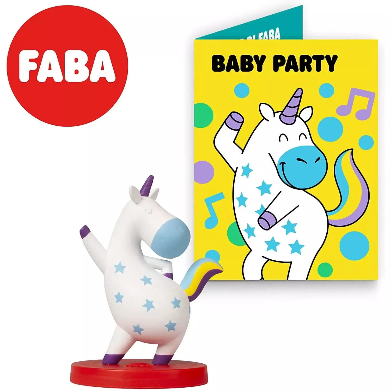FABA Baby Party - musiche, canzoni e suoni - anche gli unicorni ballano - RACCONTASTORIE NON INCLUSO in Libri interattivi Sanitaria Gioia del Bimbo - Villa San Giovanni, commercioVirtuoso.it