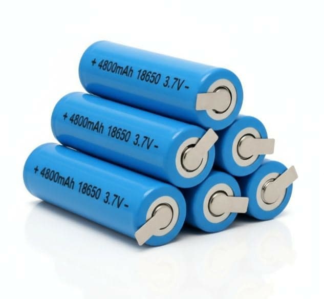 Lotto da 4 Batterie 18650 Ioni di Litio 3.7V 4800mAh - Con Linguette Pre-Saldate per Assemblaggio Blocchi Batterie in Pile ricaricabili Solgeny - Besate, commercioVirtuoso.it