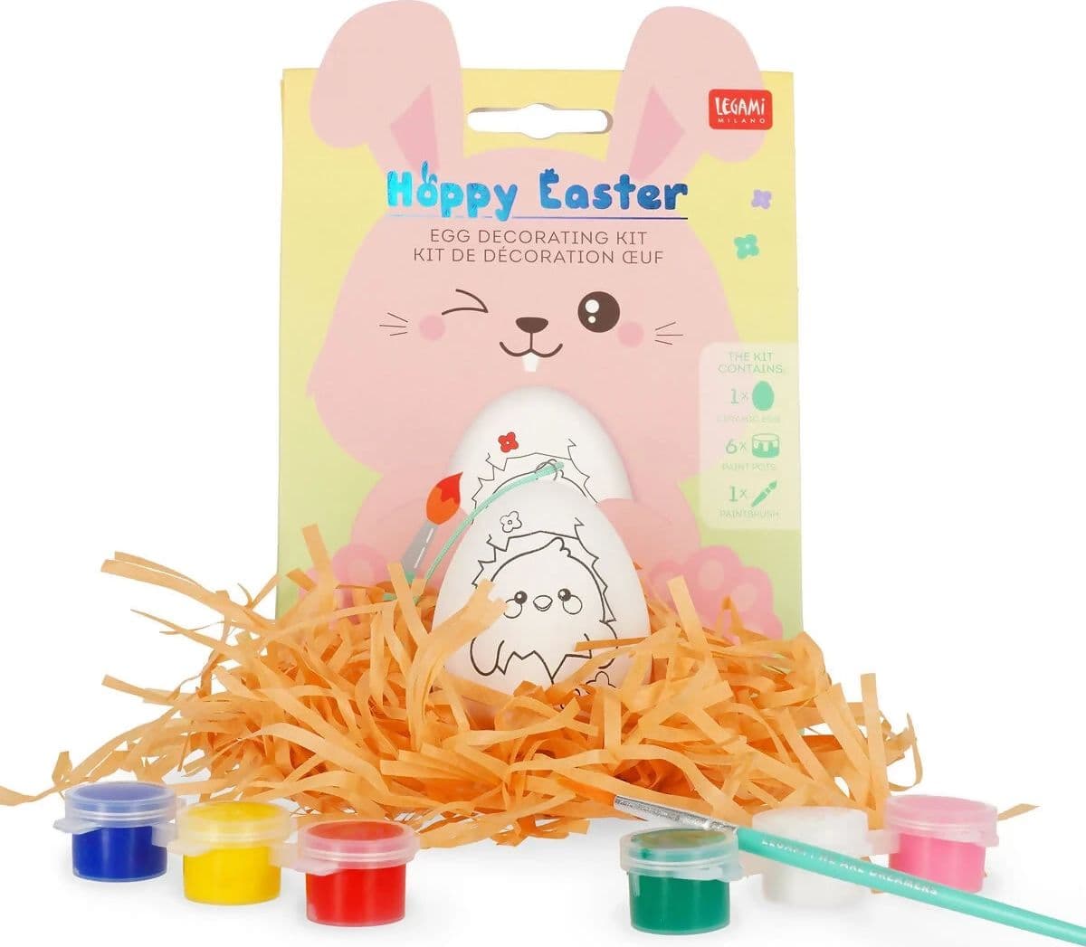 Kit Decorazione Uovo - Hoppy Easter