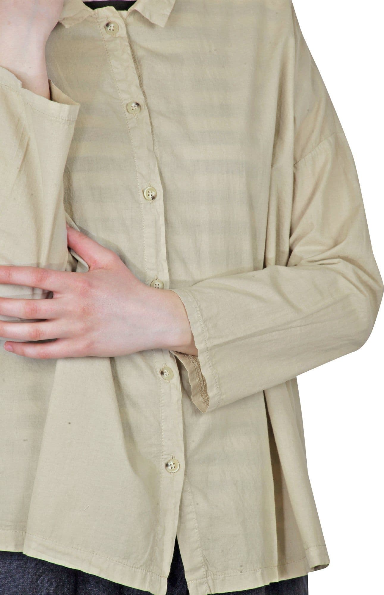 MAMA B Mama B - Camicia - 450654 - Beige da donna in Bluse e camicie Drestige - Casamassima, commercioVirtuoso.it