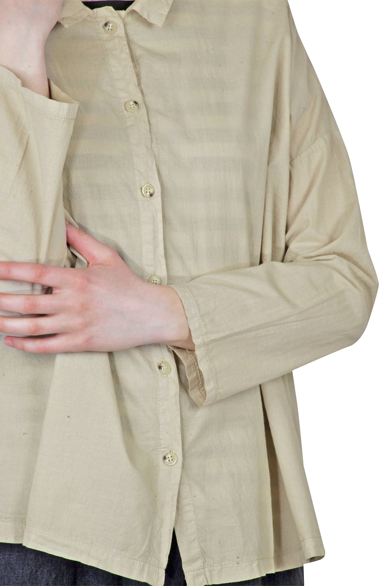 MAMA B Mama B - Camicia - 450654 - Beige da donna in Bluse e camicie Drestige - Casamassima, commercioVirtuoso.it