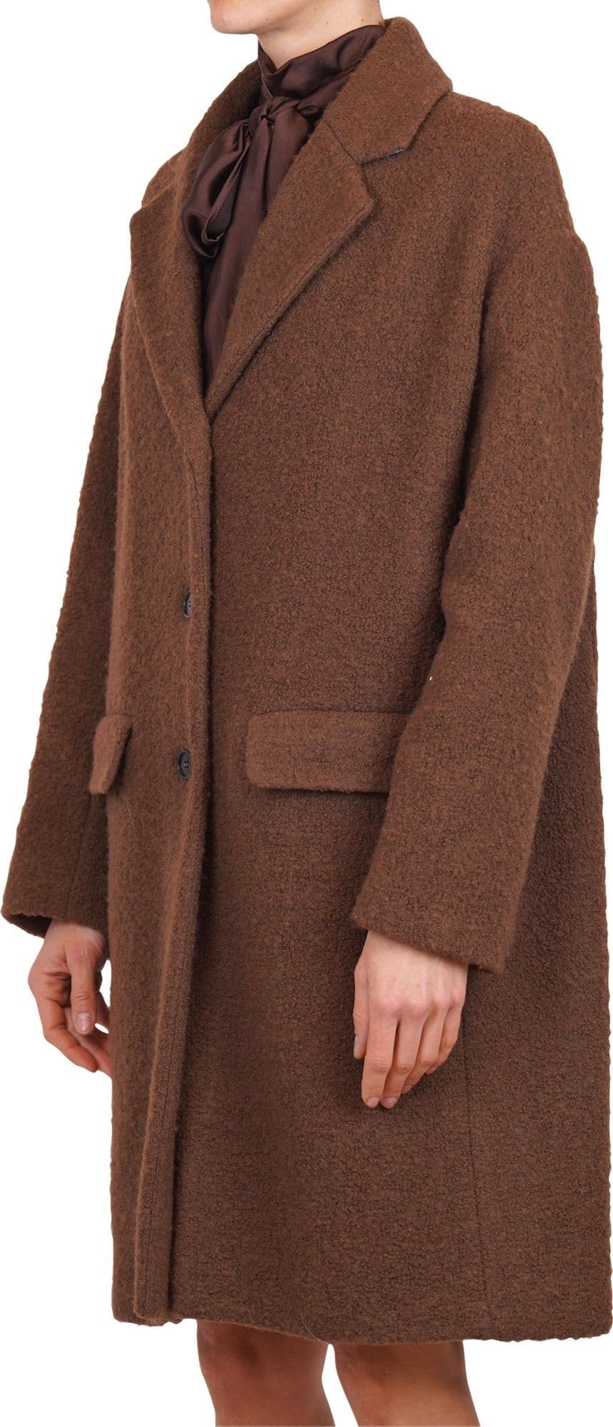 JUCCA Jucca - Cappotto - 461671 - Nocciola da donna in Cappotti Drestige - Casamassima, commercioVirtuoso.it