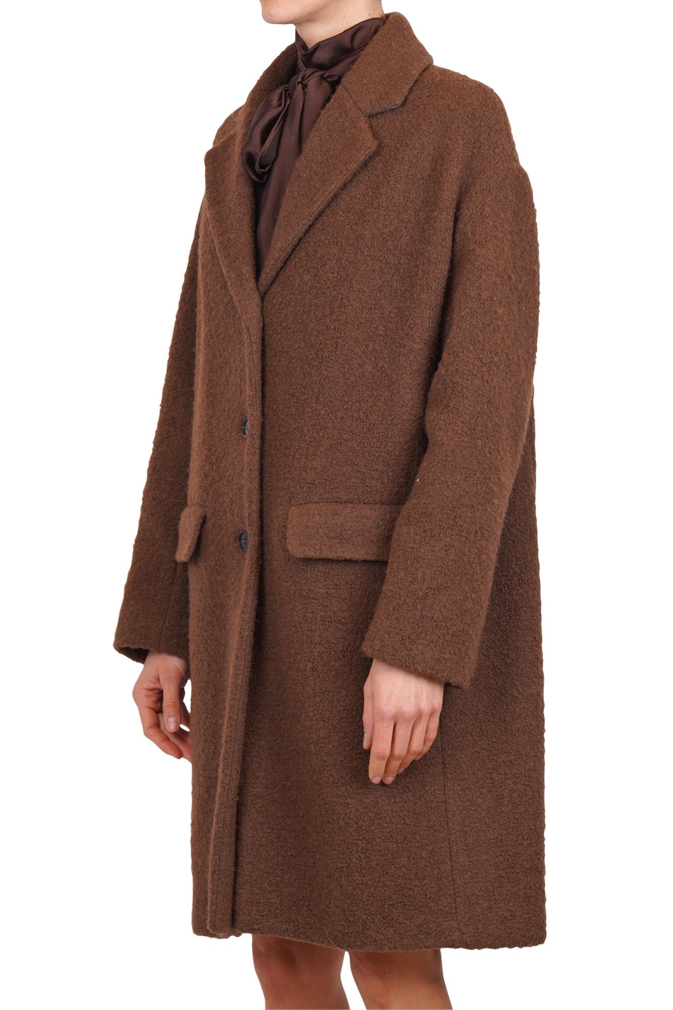 JUCCA Jucca - Cappotto - 461671 - Nocciola da donna in Cappotti Drestige - Casamassima, commercioVirtuoso.it
