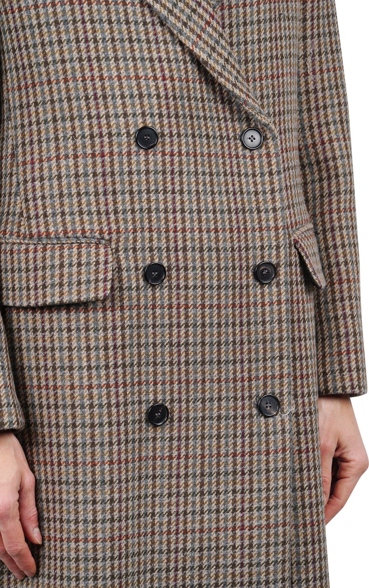 JUCCA Jucca - Cappotto - 461654 - Fantasia Beige da donna in Cappotti Drestige - Casamassima, commercioVirtuoso.it