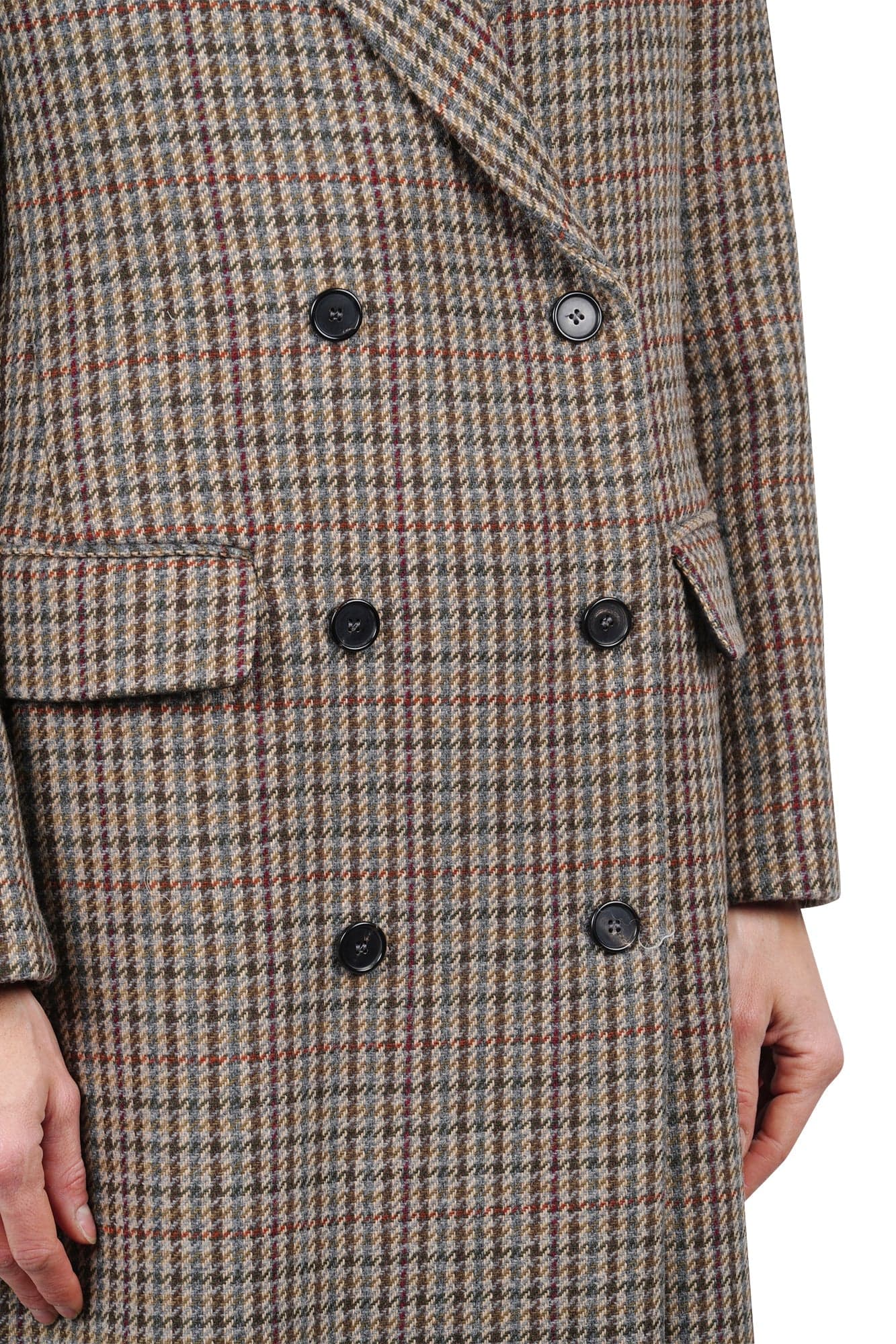 JUCCA Jucca - Cappotto - 461654 - Fantasia Beige da donna in Cappotti Drestige - Casamassima, commercioVirtuoso.it