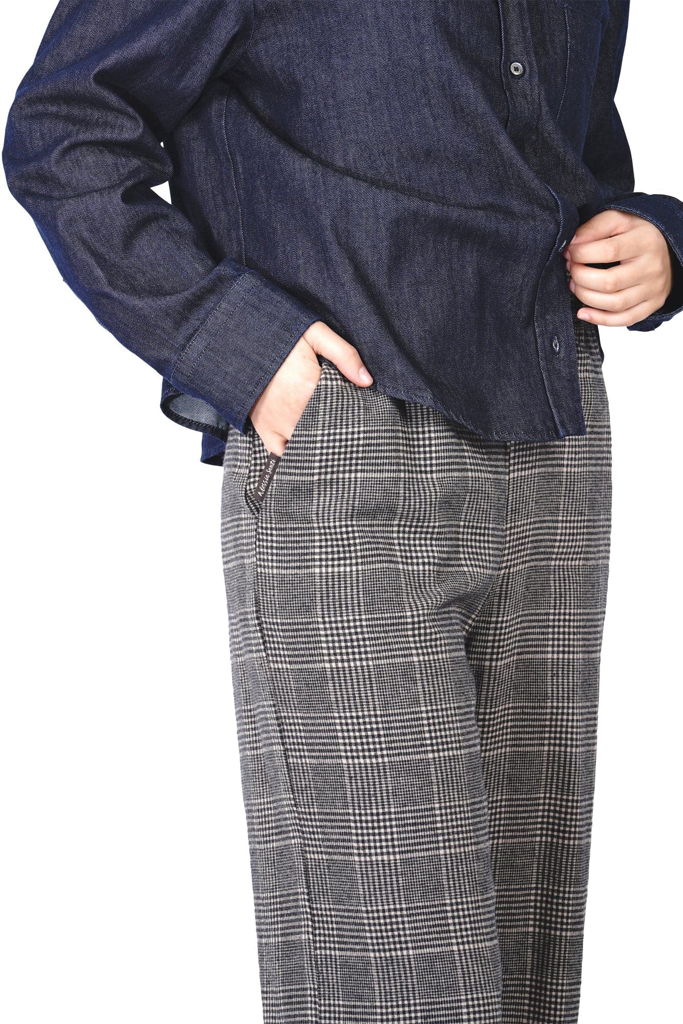 ALESSIA SANTI Alessia Santi - Pantalone - 460307 - Beige/Nero da donna in Pantaloni Drestige - Casamassima, commercioVirtuoso.it