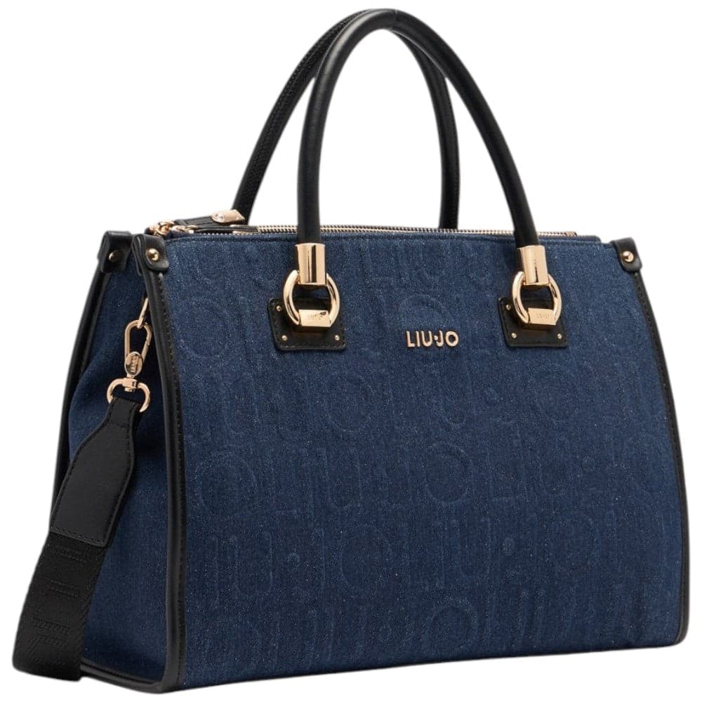 Liu Jo borsa satchel in denim AF5008D0001-94024 in Borse a spalla Prodotti di Classe - Nocera Superiore, commercioVirtuoso.it