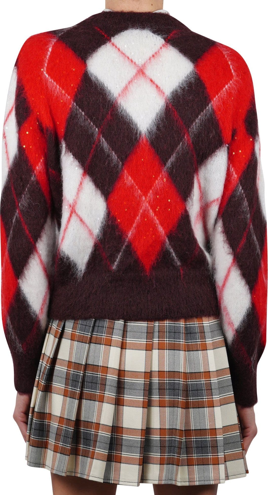 JUCCA Jucca - Maglia - 461662 - Rosso/Bordeaux da donna in Maglioni Drestige - Casamassima, commercioVirtuoso.it