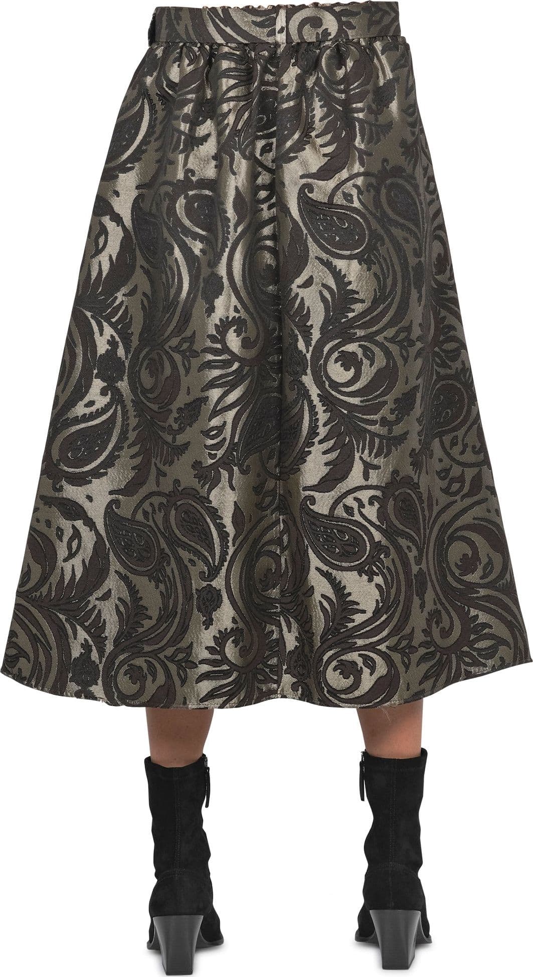 LA FEMME BLANCHE La Femme Blanche - Gonna - 461378 - Beige/Nero da donna in Gonne Drestige - Casamassima, commercioVirtuoso.it