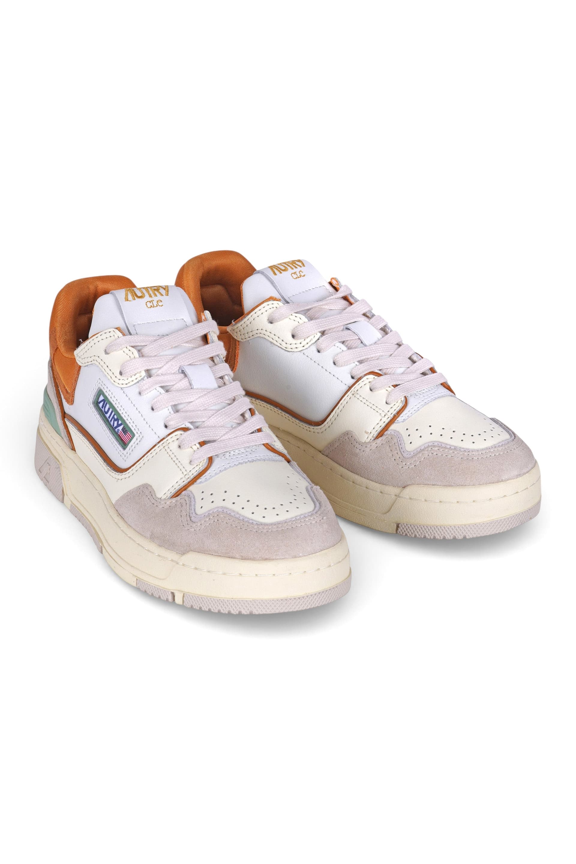 AUTRY Autry - Sneakers - 470546 - Beige/Arancione da donna in Sneaker casual Drestige - Casamassima, commercioVirtuoso.it