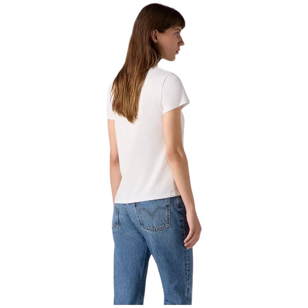 Levi's t-shirt bianca logo grande floreale 173692931 T-shirt LEVI'S