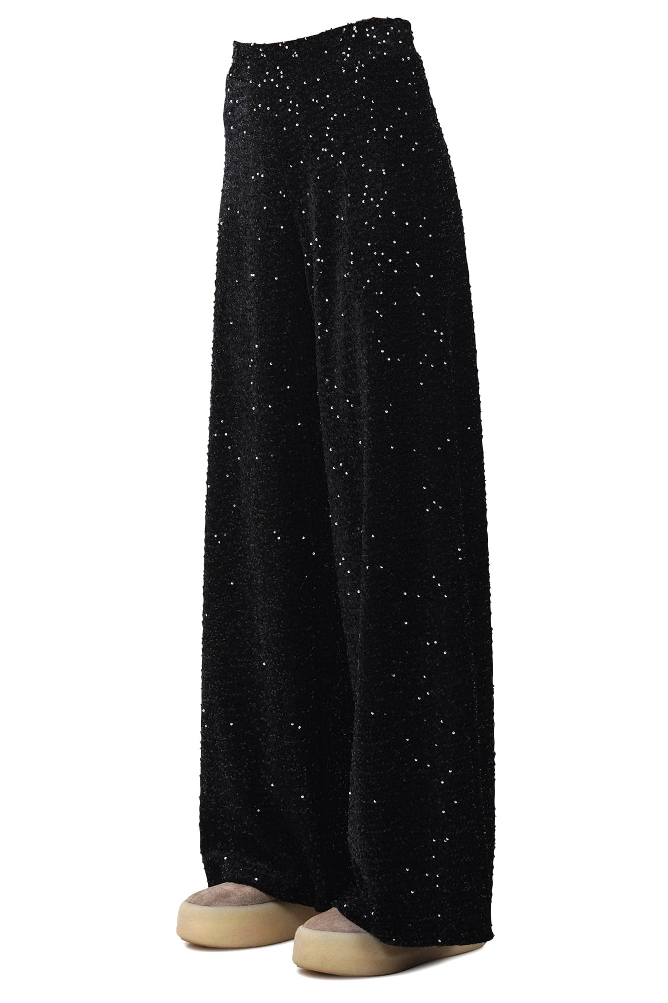 LA FEMME BLANCHE La Femme Blanche - Pantalone - 461721 - Nero da donna in Pantaloni Drestige - Casamassima, commercioVirtuoso.it