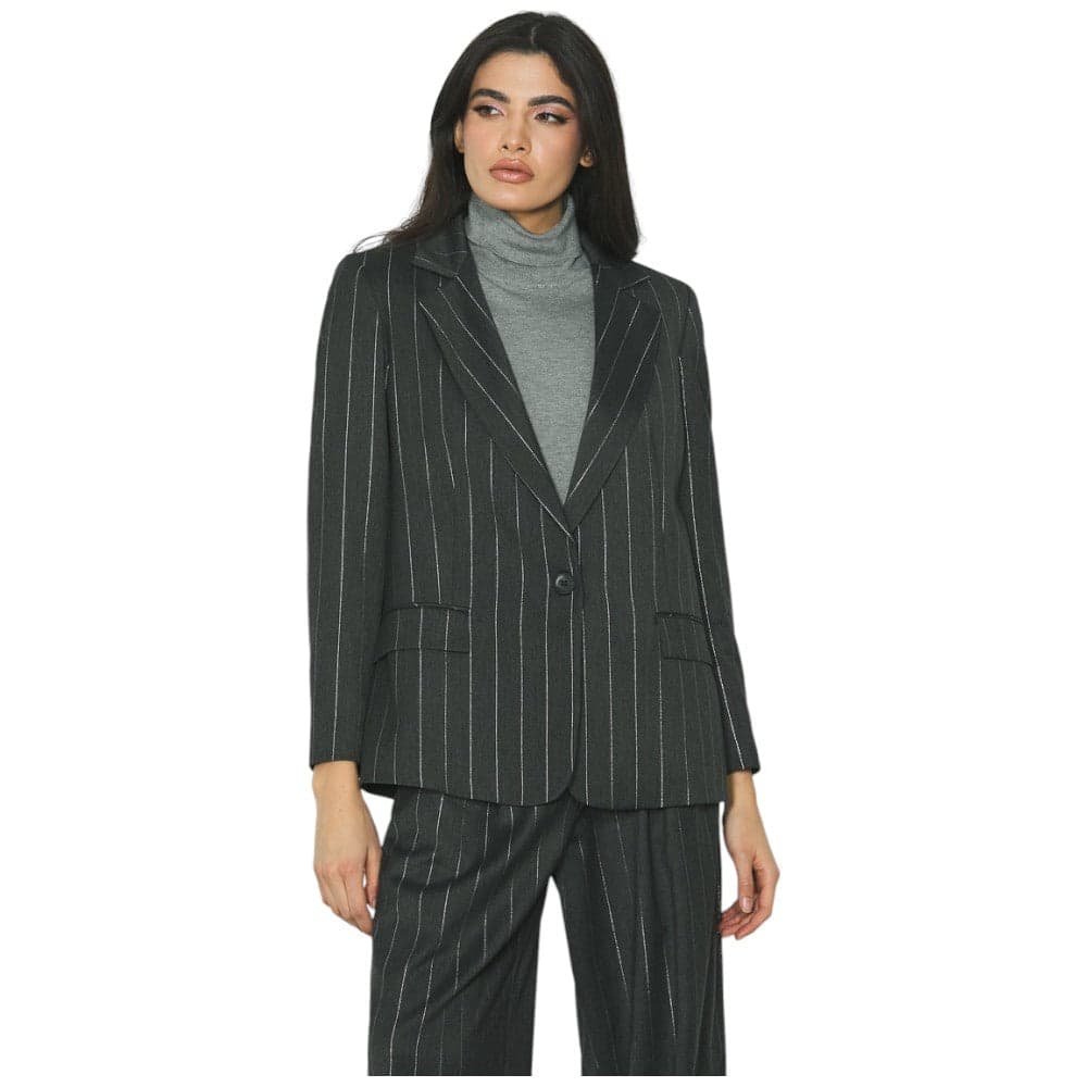 Relish giacca gessato lurex grigia Pops_A RDA2405617038