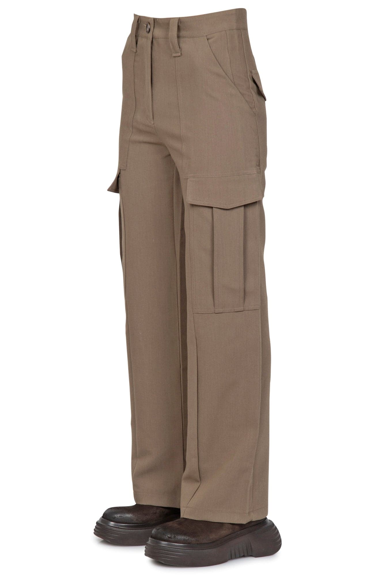LA FEMME BLANCHE La Femme Blanche - Pantalone - 421288 - Oliva da donna in Pantaloni Drestige - Casamassima, commercioVirtuoso.it