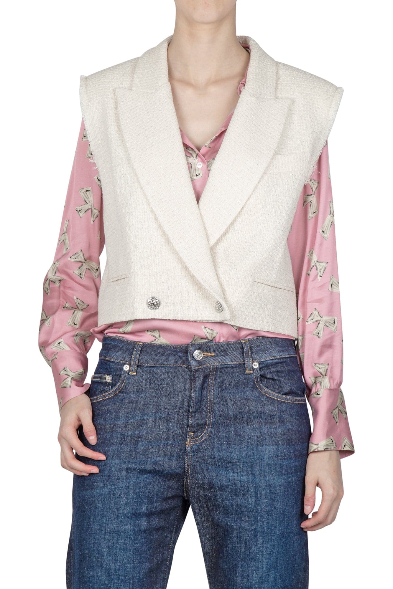 SO ALLURE So Allure - Gilet - 430926 - Burro da donna in Gilet Drestige - Casamassima, commercioVirtuoso.it