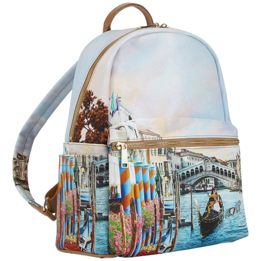 YNot zaino grande con tasca stampa Dream in Venice YES381S5 Zaini YNot