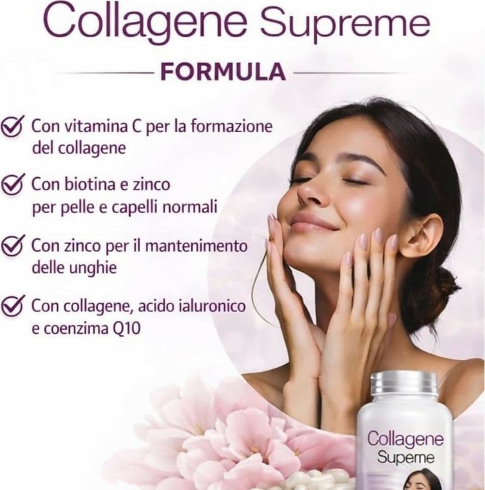 Collagene idrolizzato - Collagene e Acido ialuronico con Biotina Vitamina C e Q10 | Integratore Anti Age per Pelle Capelli Unghie e Articolazioni | Alta Concentrazione | 180 Capsule in Collagene Antonio D’Auria, commercioVirtuoso.it