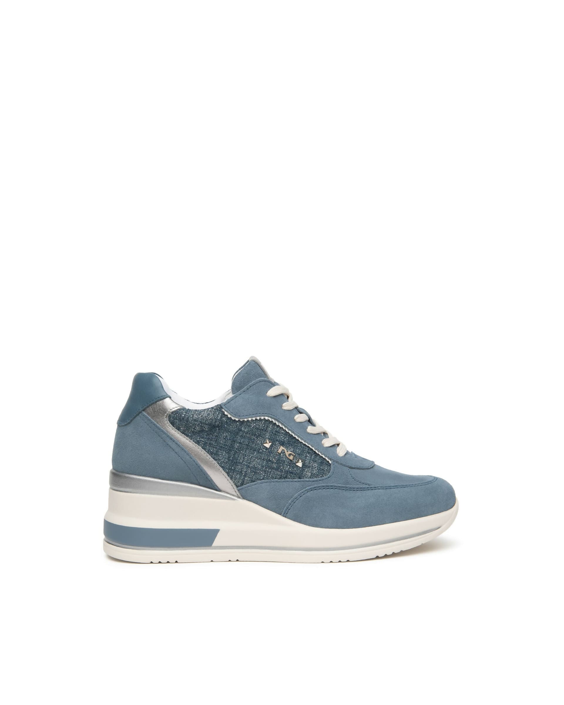 NeroGiardini Donna Sneakers da donna in pelle, tessuto e materiale tecnico in Sneaker casual Cantali Calzature - Randazzo, commercioVirtuoso.it