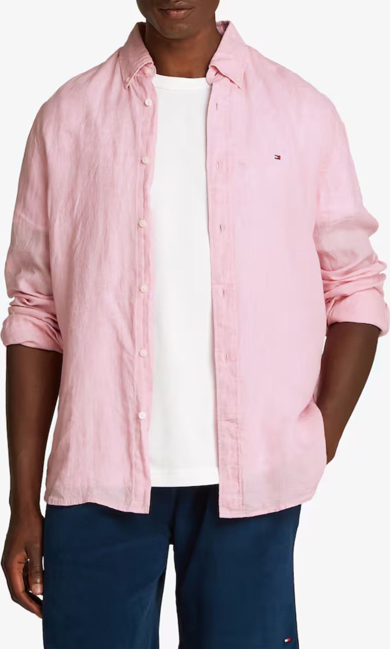 Tommy Hilfiger CAMICIA PIGMENT DYED LI SOLID RF SHIRT da uomo in Camicie casual Drestige - Casamassima, commercioVirtuoso.it