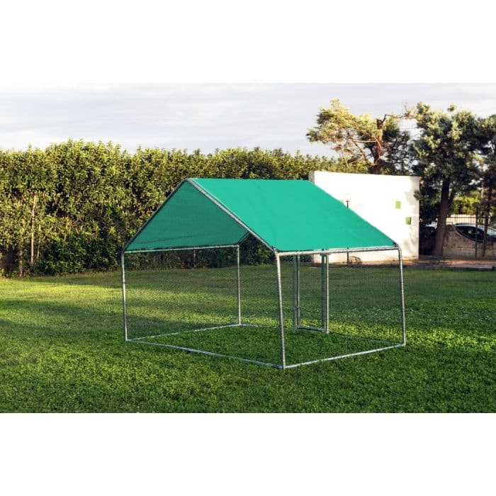 Gabbia per animali da esterno - Recinto per Polli 3 x 2m x 2m H - 6 mq in Pollai e gabbie CarrelloDigitale.it - Seclì, commercioVirtuoso.it