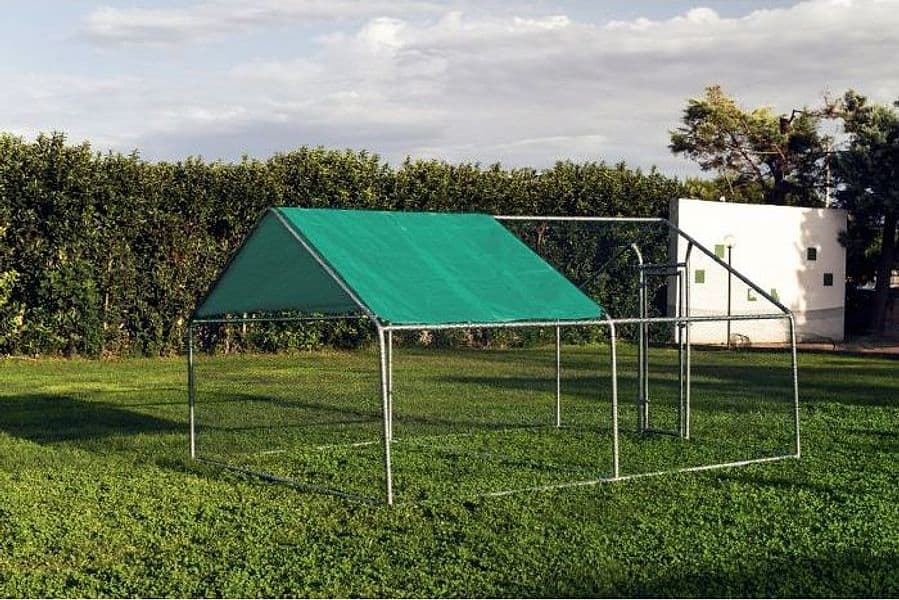 Gabbia per animali da esterno - Recinto per Polli 3 x 4m x 2m H - 12 mq in Pollai e gabbie CarrelloDigitale.it - Seclì, commercioVirtuoso.it