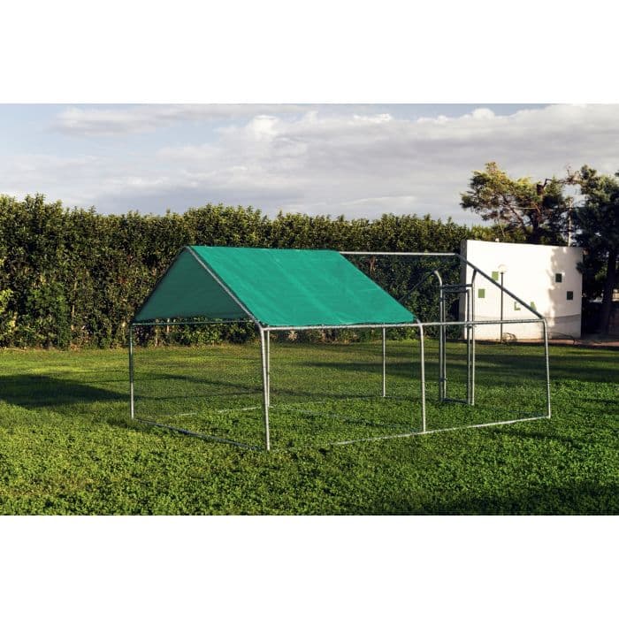 Gabbia per animali da esterno - Recinto per Polli 3 x 4m x 2m H - 12 mq in Pollai e gabbie CarrelloDigitale.it - Seclì, commercioVirtuoso.it