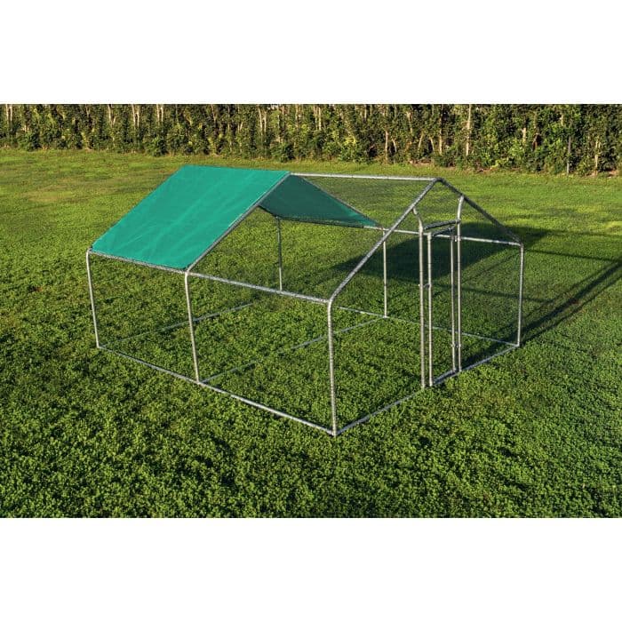 Gabbia per animali da esterno - Recinto per Polli 3 x 4m x 2m H - 12 mq in Pollai e gabbie CarrelloDigitale.it - Seclì, commercioVirtuoso.it