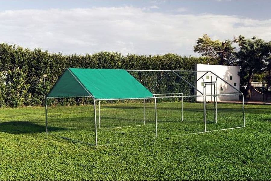 Gabbia per animali da esterno - Recinto per Polli 3 x 6m x 2m H - 18 mq in Pollai e gabbie CarrelloDigitale.it - Seclì, commercioVirtuoso.it