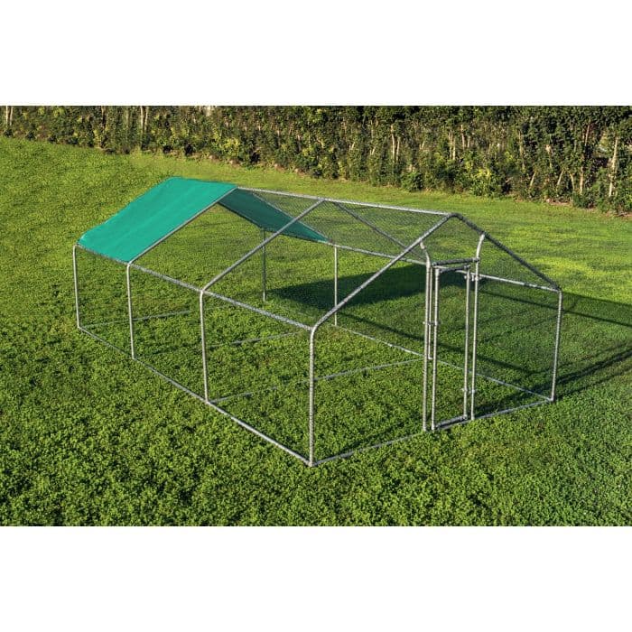 Gabbia per animali da esterno - Recinto per Polli 3 x 6m x 2m H - 18 mq in Pollai e gabbie CarrelloDigitale.it - Seclì, commercioVirtuoso.it